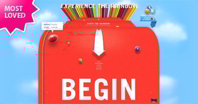 Skittles Website Screenshot