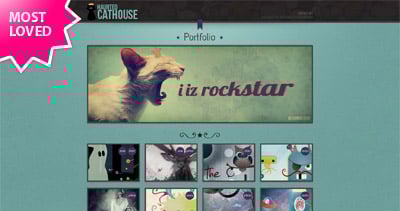 Haunted Cathouse Website Screenshot