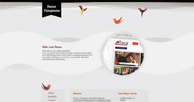 Danae Panopoulou Website Screenshot