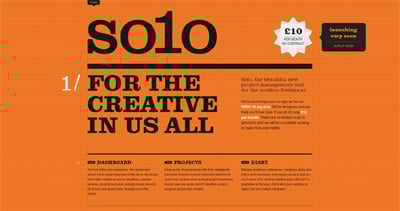 So1o Website Screenshot