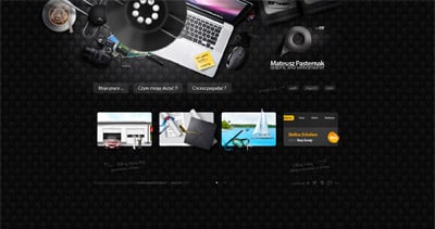 Mateusz Pasternak Website Screenshot