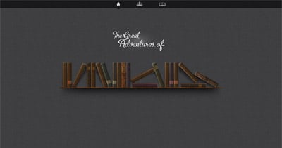 The Great Adventures of Website Screenshot