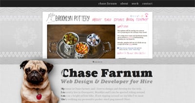 Chase Farnum Website Screenshot