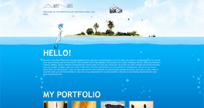 Amy Noel Photography Website Screenshot