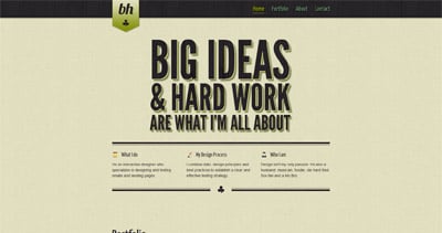 Brandon Houlihan Website Screenshot