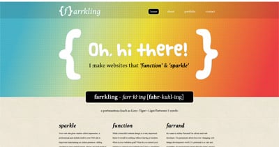 farrkling Website Screenshot