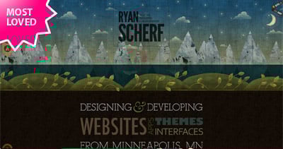 Ryan Scherf Website Screenshot