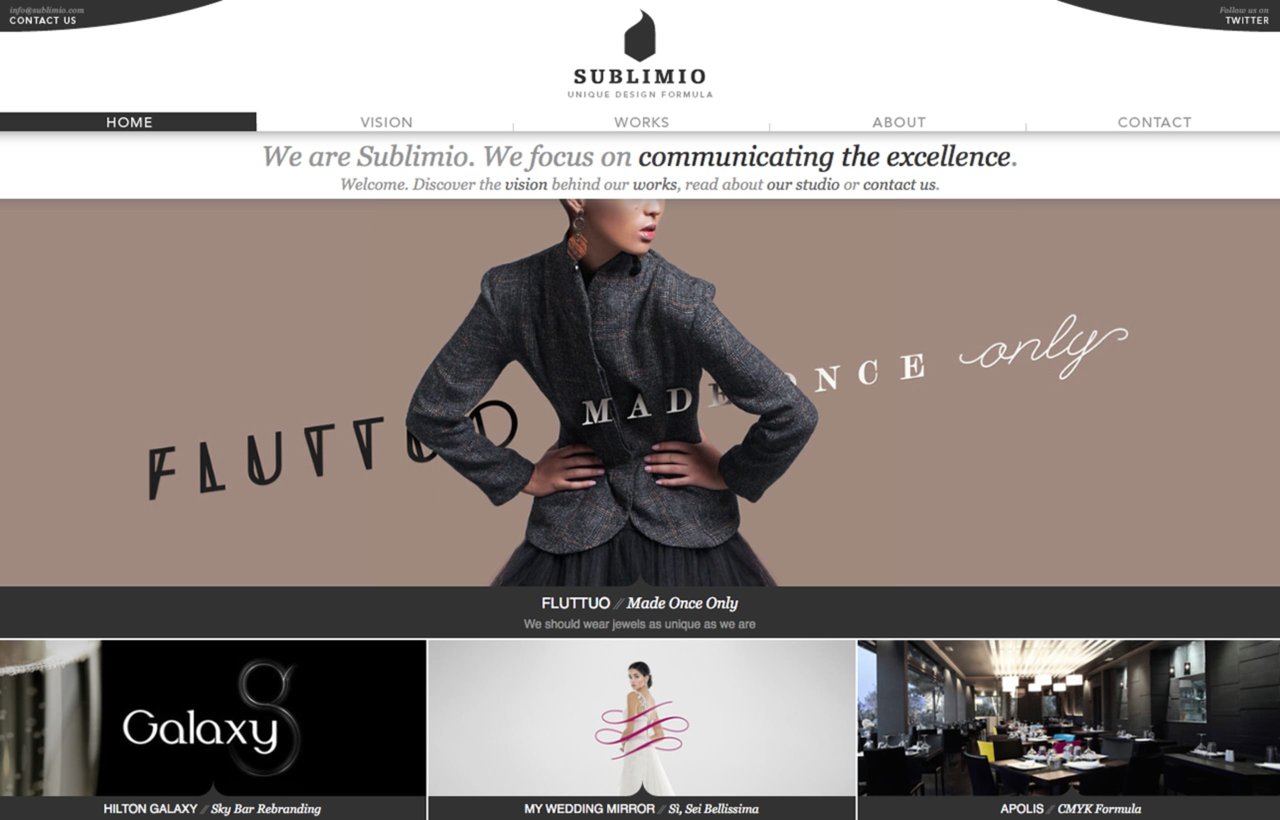 Sublimio Website Screenshot