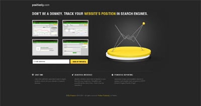 Positionly Website Screenshot