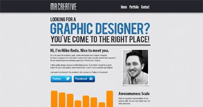 Mike Reda Website Screenshot