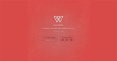 David Martin Website Screenshot