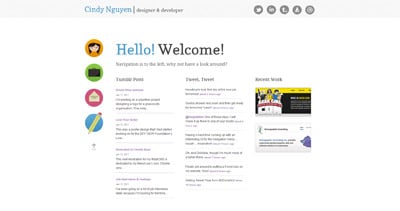Cindy Nguyen Website Screenshot