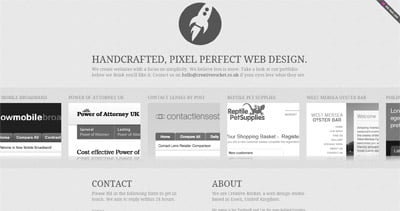 Creative Rocket Website Screenshot