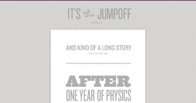 It’s The Jumpoff Website Screenshot