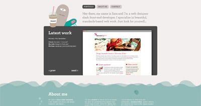 Sara Tušar Suhadolc Website Screenshot