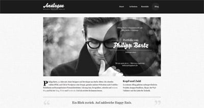 Analogue Website Screenshot