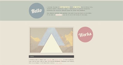 Miryam Castiglia Website Screenshot