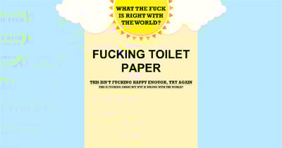 WTF is right with the world Website Screenshot