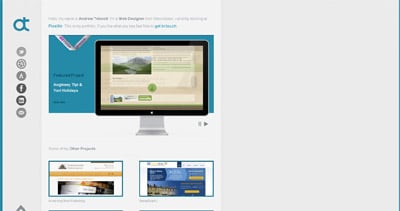 Andrew Tebbott Website Screenshot