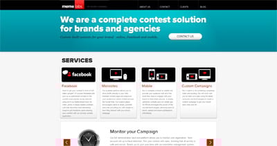 memelabs Website Screenshot