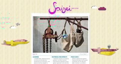 Saisei Website Screenshot