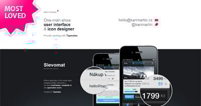 Martin Karasek Website Screenshot