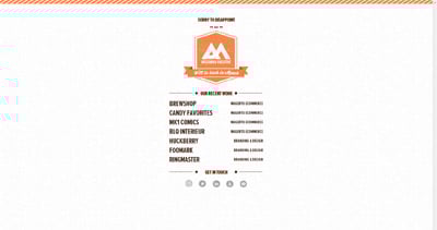 McCombs Creative Website Screenshot