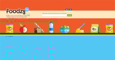 Foodzy Website Screenshot