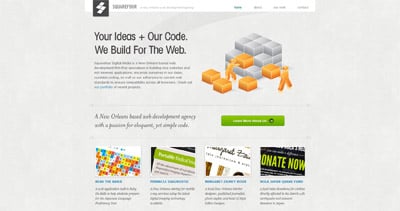 Squarefour Digital Media Website Screenshot