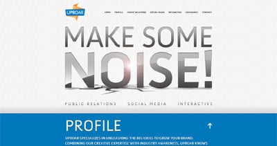 Uproarpr Website Screenshot