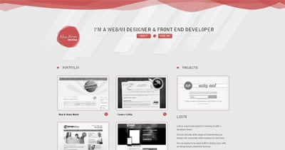 Alan Horne Website Screenshot