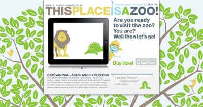 Captain Wallace Website Screenshot