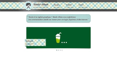 Studio Adam Website Screenshot