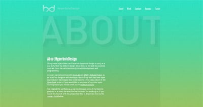HyperboleDesign Website Screenshot