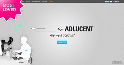 Careers @ Adlucent Website Screenshot