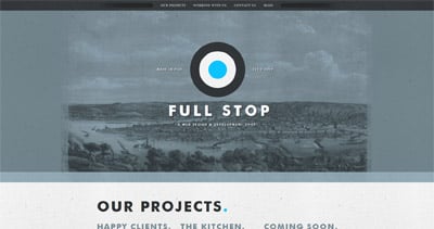 Full Stop Website Screenshot