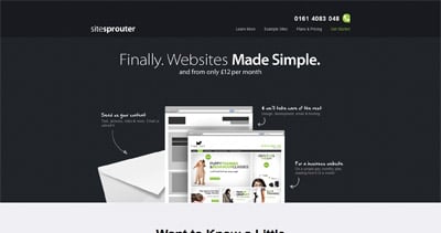 Site Sprouter Website Screenshot