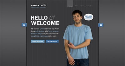 mezzamedia Website Screenshot