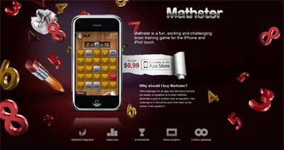 Mathster Website Screenshot