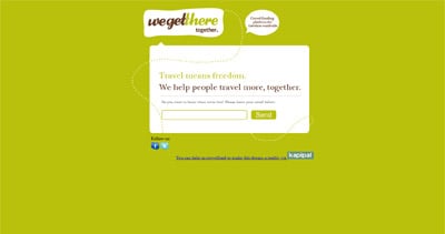 we get there Website Screenshot