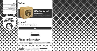 Vector Avenger Website Screenshot