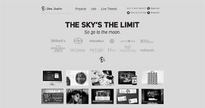 Dax Justin Website Screenshot