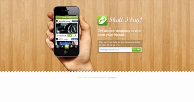 Shall I Buy? Website Screenshot