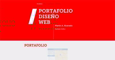 Martín Alvarado Website Screenshot