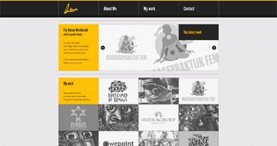 Anton Westbroek Website Screenshot