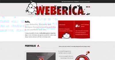Weberica Website Screenshot