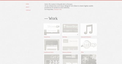 Eduardo de La Rocque Website Screenshot