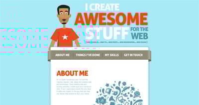 Garth Humphreys Website Screenshot