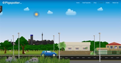 Pigspotter Website Screenshot
