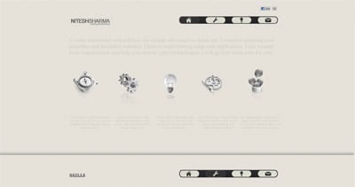 Nitesh Sharma Website Screenshot